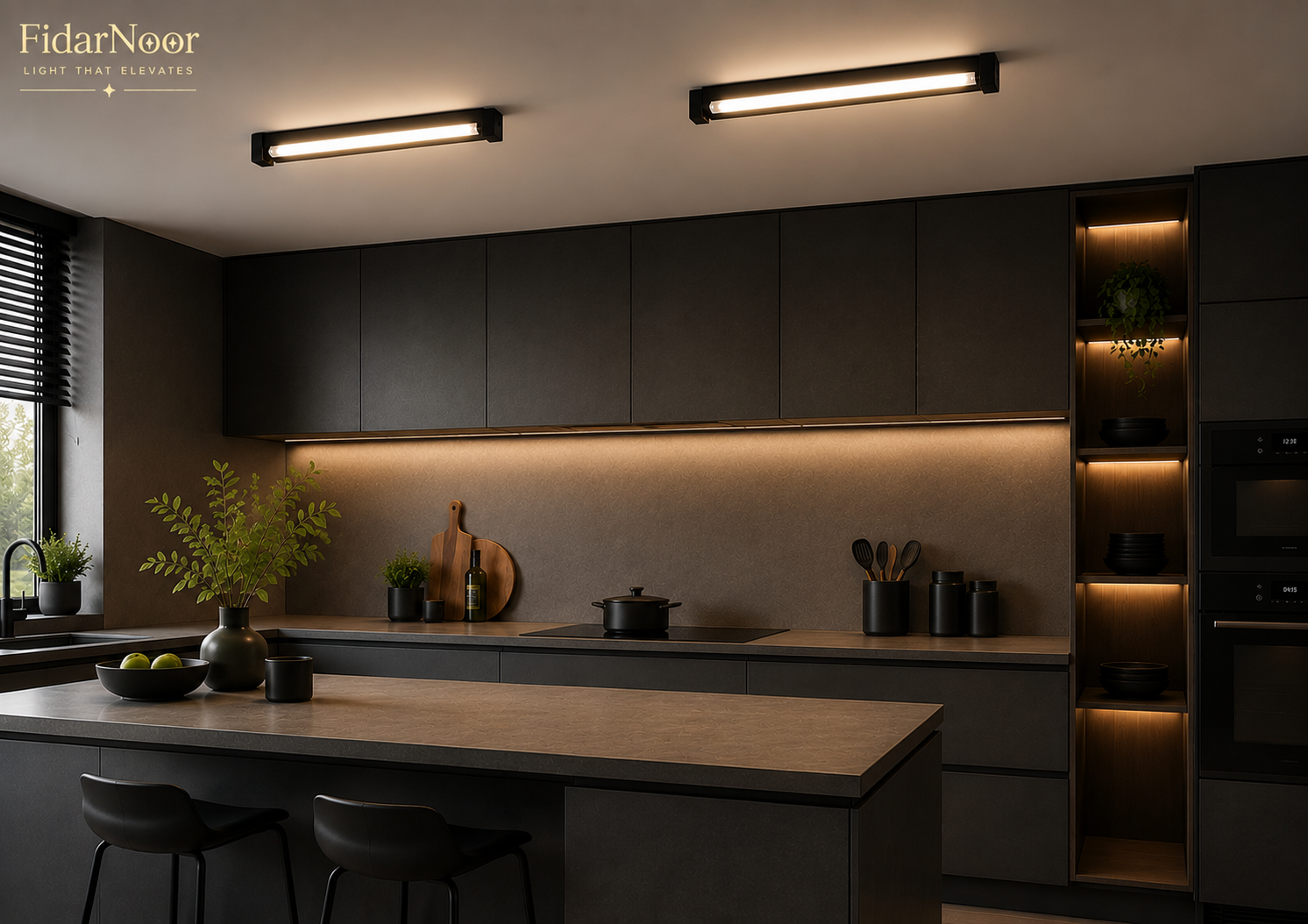 راهنمای خرید چراغ خطی براکت ۶۰ وات LED پایه‌دار – نورپردازی حرفه‌ای و مدرن