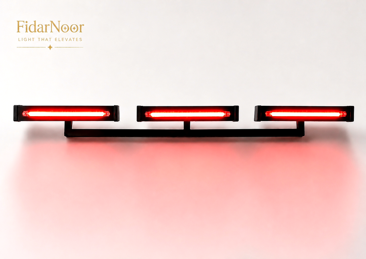 براکت ۱۰۰ وات قرمز _ LED _ پایه دار