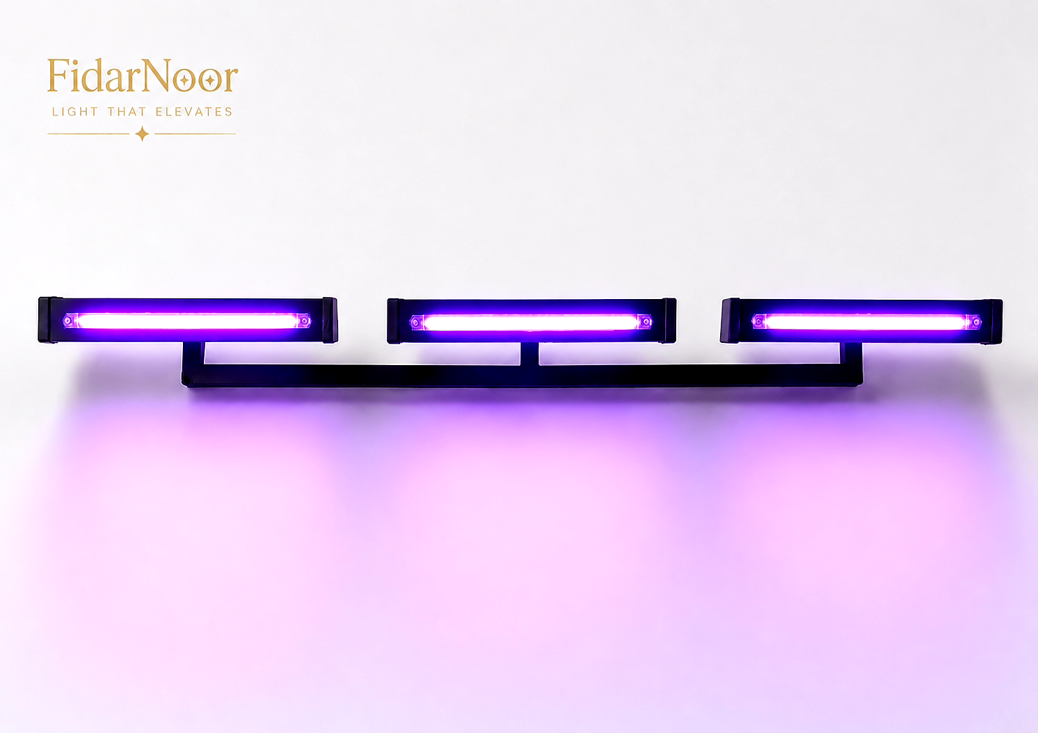 براکت ۱۰۰ وات بنفش _ LED _ پایه دار
