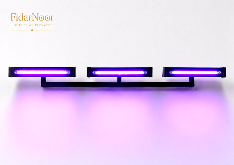 براکت ۱۰۰ وات بنفش _ LED _ پایه دار
